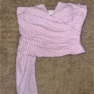 Zara Striped Strapless Top. Size medium. Worn once.
